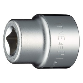 TONE Socket (8 Angle) 4E-21 Insertion Angle 0.5 inch (12.7 mm) (1/2 inch), Double Side Width 0.8 inch (21 mm)