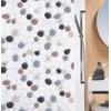 Spirella Dido Anti-Mould Shower Curtain Anti-Bacterial, Washable, Waterproof PEVA 180