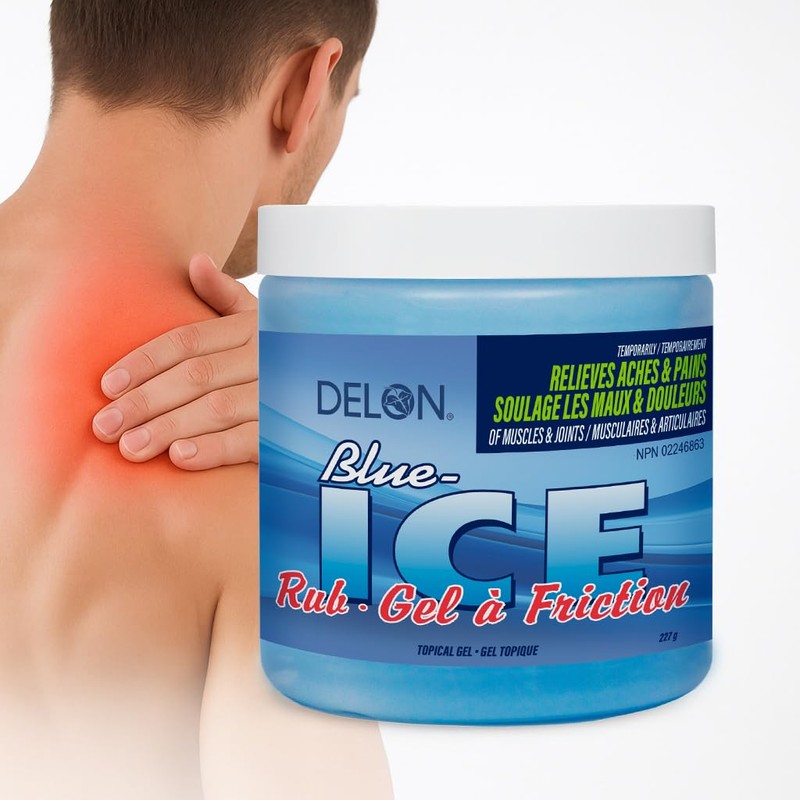 DELON LABORATORIES Blue Ice Gel, 8 Ounce