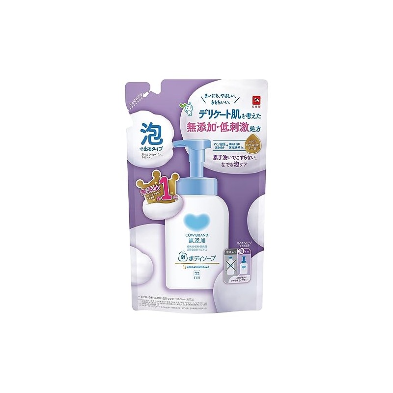 Cow Brand Additive-Free Foam Body Soap, Refill, 15.9 fl oz