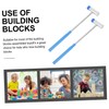 FRCOLOR Double-Ended Kids Blocks Building Hammer Set 2pcs Practical Assemble