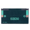 Garosa 10pcs 5V 300MA 0.15W Polysilicon Small Solar Cell DIY