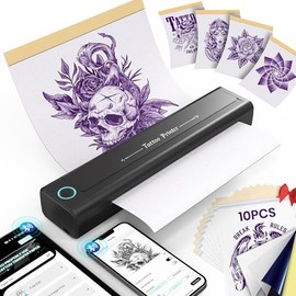 Portable Tattoo Stencil Printer,Tattoo Printer Machine for Tattoo Artists&Beginners
