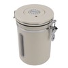Coffee Canister 1800ml 304 Stainless Steel Window Design One Way