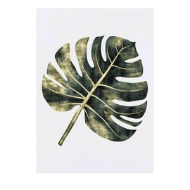 'Tropical Leaf' Temporary Tattoo - Water Resistant, Skin-Safe, Non-Toxic Transfer (TO00083481)