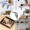 Wall Angle Shelf Bracket, Decorative Shelf Brackets and Supports, Rustic