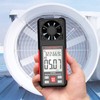 HT605 LCD Digital Anemometer Thermometer Handheld Wind Speed Meter Temperature