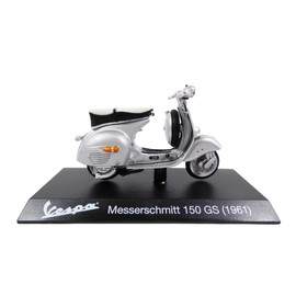OPO 10 - Collection miniature scooter 1/18 compatible with Piaggio Vespa Messerschmitt 150 GS gray - 1961 - Ves0033