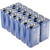 PRO-SAFE 12 Pack 9 Volt Industrial Alkaline Batteries