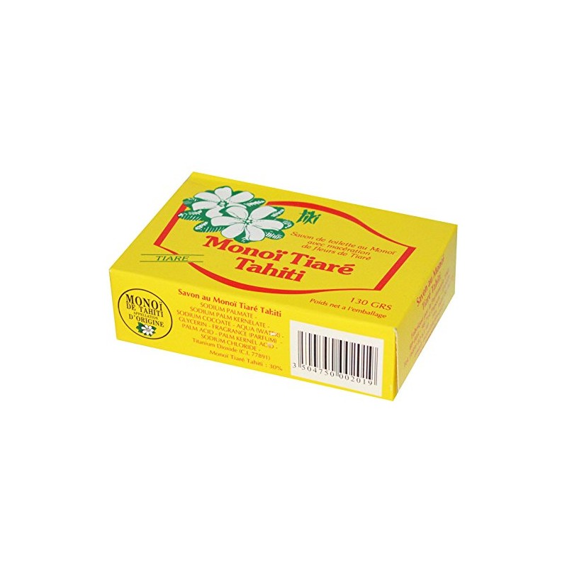 Monoi Tiare Tahiti (Gardenia) Bar Soap 4.55 Ounces