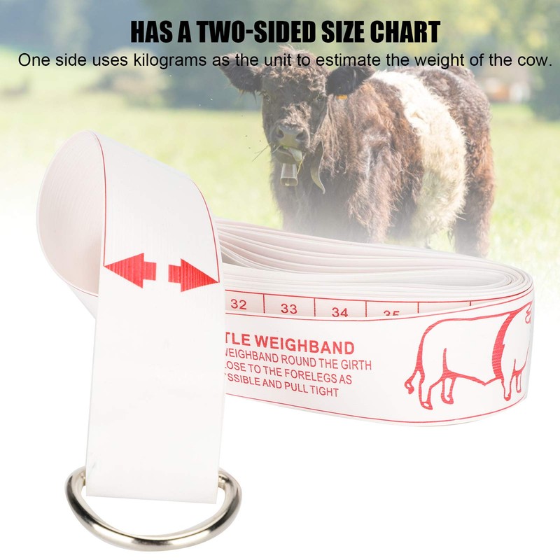 EVTSCAN Cattle Tape Measure Bust Weight Contrast Ruler Soft Body