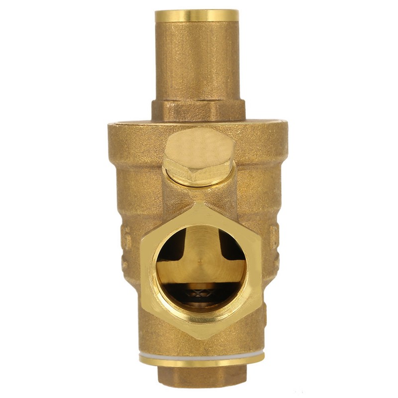 1pc Brass Adjustable Water Pressure Reducing Regulator Valve Thread DN15