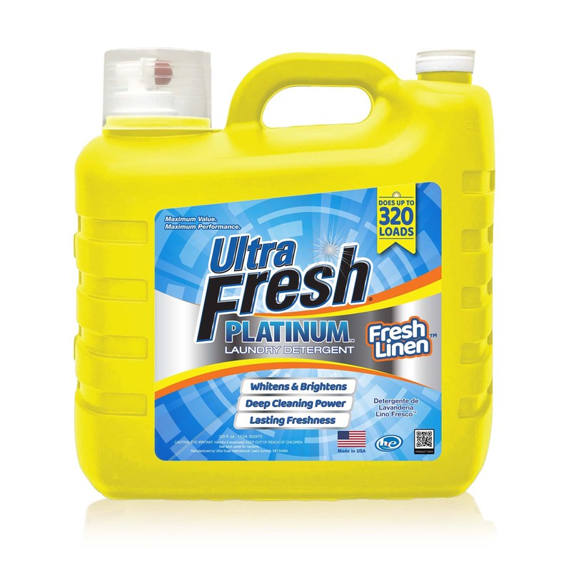 Ultra Fresh 2 Pack Platinum Liquid Laundry Detergent up to