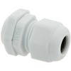 White Plastic PG11 Strain Relief Cord Grip Cable Glands for