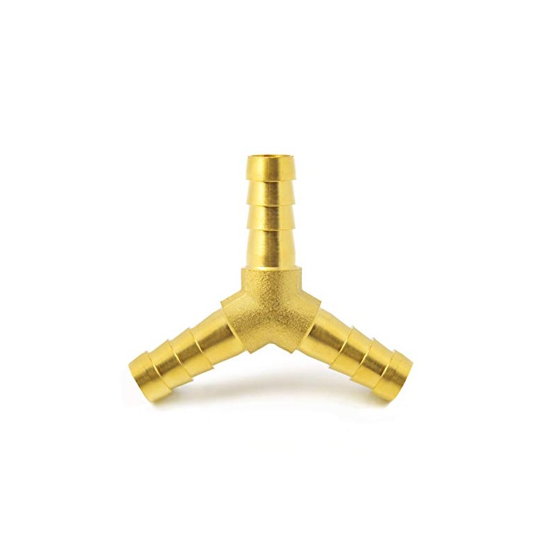 Metaland Brass 5/8" Hose Barb 3 Way Wye Y Shape