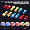 Twidec/100PCS Nylon Spade Connectors Kit 22-10 Gauge Quick Disconnect Fully