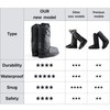 INUSO® Upgraded Waterproof Shoe Covers, Rain Shoe Covers - Reusable,