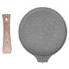 Frying Pan with Magnetic Base Rapid Heat Conduction Prevents Stick