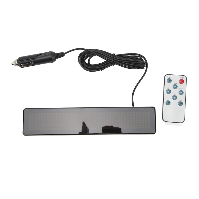 LED Car Sign Remote Control Programmable Advertising LED Sign Screen