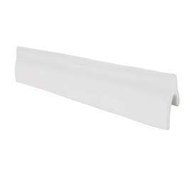 Rec Pro RV White Reverse Cove Molding | Indoor & Outdoor Use | Flexible | Can Stain or Paint (100')