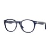 Persol PO3284V 181 48 Blue / Silver Women's Eyeglasses Optical