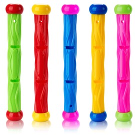 Xndryan Diving Sticks for swimming pool, 5 Pcs Pool Dive Sticks Swimming Underwater Toys Sinkies for Kids Diving Toys Swimming Sinkers Fun Swimming Pool Toys