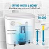 Double Flush Valve with Cable, Universal Cistern Filling Valve, Drain