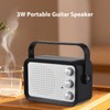 Mini Guitar Amp 3W Portable Guitar Speaker DC 9V MP3