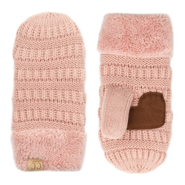 C.C Various Kinds Of Color Ribbed Knit Children Mitten(MT-25 KIDS)