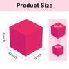 XAGLVV 25 PCS Hot Pink paper Gift Boxes， 4x4x4 inch