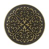 Bezelry 12 botones de vástago de metal mandala. 23 mm.