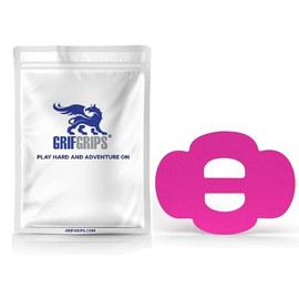 GrifGrips CGM Covers Adhesive Patches - Omnistrap Wrap Sports Grip CGM Overpatch Sensor Cover Waterproof Adhesive Tape CGM Patch for Omipod - Pre-Cut Design Pack of 15 (Pink)