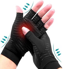 Guantes de Compresión para Artritis,Alivia el Dolor y la Rigidez de la Artritis del Túnel Carpiano y de la Mano,Guantes de Compresión de Cobre para Artritis Reumatoide,Guantes de Cuidado de Rehabilitación para uso Diario,Conducción,Escritura (Small)