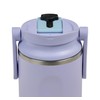 IGLOO Thermos Flask Tumbler 16 Stainless Steel Water Bottle, Purple,