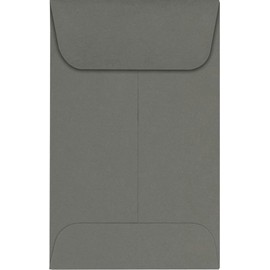 LUXPaper #1 Coin Envelopes | 2 1/4" x 3 1/2" | Smoke Gray | 80lb. Text | 500 Qty