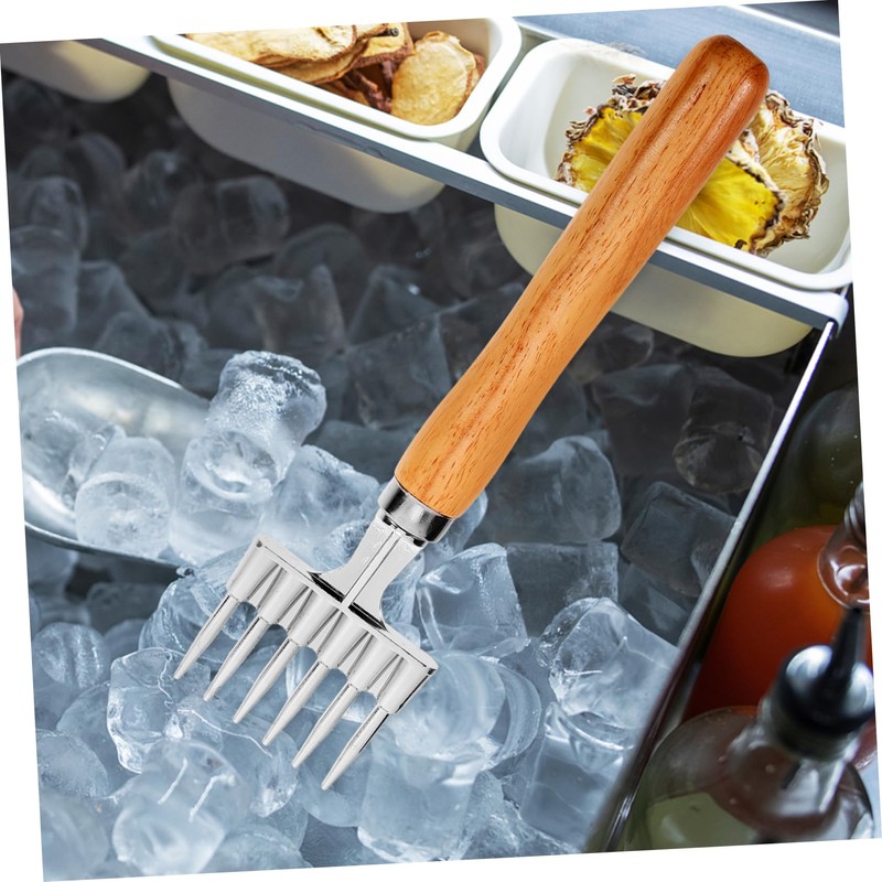 iplusmile Ice Crusher with Handle Aluminum Alloy Ice Chipper Tool