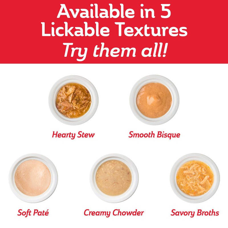 Delectables Bisque Lickable Treat for Senior Cats Tuna Chicken (Box