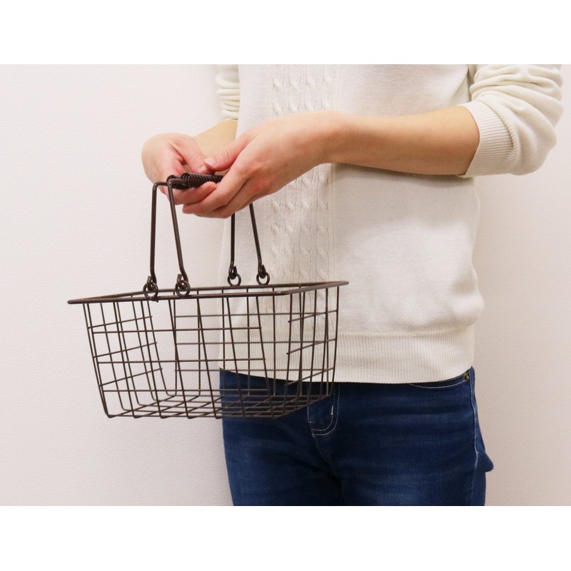 Abite (Habiter) Storage Basket Wire Basket SWZ-001-BR