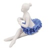 Ballerina Statue Beautiful Relaxed Mood Delicate Ceramic Ballet Dancer Figurine