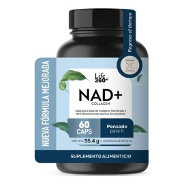 NAD+ Colágeno Hidrolizado 60 Cápsulas | LIFE360+