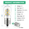KEIVO LED Microwave Light Bulbs Under Hood, 3W 380LM, E17