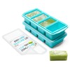 XOMOO Silicone Freezer Tray With Lid - Soup Freezer Container