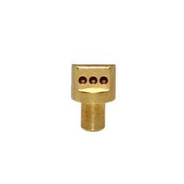 Piano Agraffe Three Holes Non-Threaded Brass Trichord