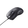 Elecom M-G01URBK Gaming Mouse, 5 Buttons, High Performance Gaming Sensor,