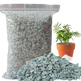 AHSNYLC AHSNYLC Green Zeolite Rocks Bulk 1345g - Zeolite Granules,Zeolites Stones, Zeolite for Plants,Indoor Plant Soil, Top Soil, Succulent Rocks,Potting Soil Plants,Cactus Soil Potting Mix for Vase Fillers