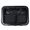 smartmarine Marine Deck Access Hatch 17.3“×12.4 Black Rectangle Boat Hatch