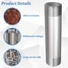 Dexspoeny 3Pcs 304 Stainless Steel Nipple Pipe Fittings 3/4" NPT