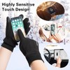 Fnaobai Fleece Gloves for Women Men Winter Warm Touch Screen