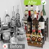 3-Tier Coffee Syrup Rack for Countertop, Large Capacity 12-Bottles Syrup