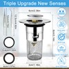 Sink Plug for 34-40 mm Drain Drain Pack of 2